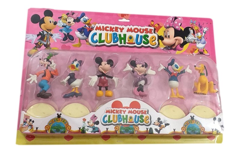 Set 6 Figurine Mickey Mouse ClubHouse 8 cm
